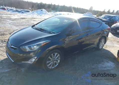 2014 Hyundai Elantra Se from USA, damaged, VIN KMHDH4AE1EU164770